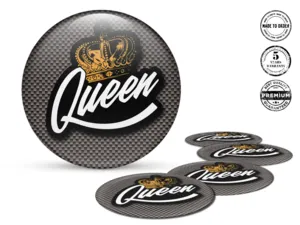 Decals on Wheels Resin Dome Logo Emblems
